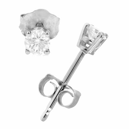 Classic Diamond Stud Earrings