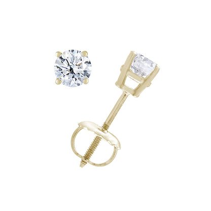 Classic Diamond Solitaire Studs