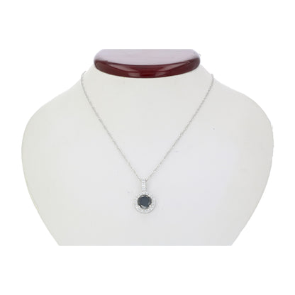 Black & White Diamond Necklace