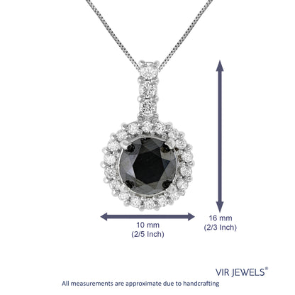 Timeless Black & White Diamond Necklace