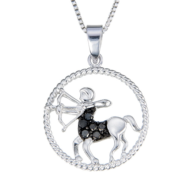 Diamond Zodiac Pendant Necklace