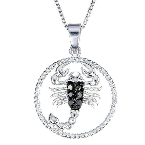 Diamond Zodiac Pendant Necklace