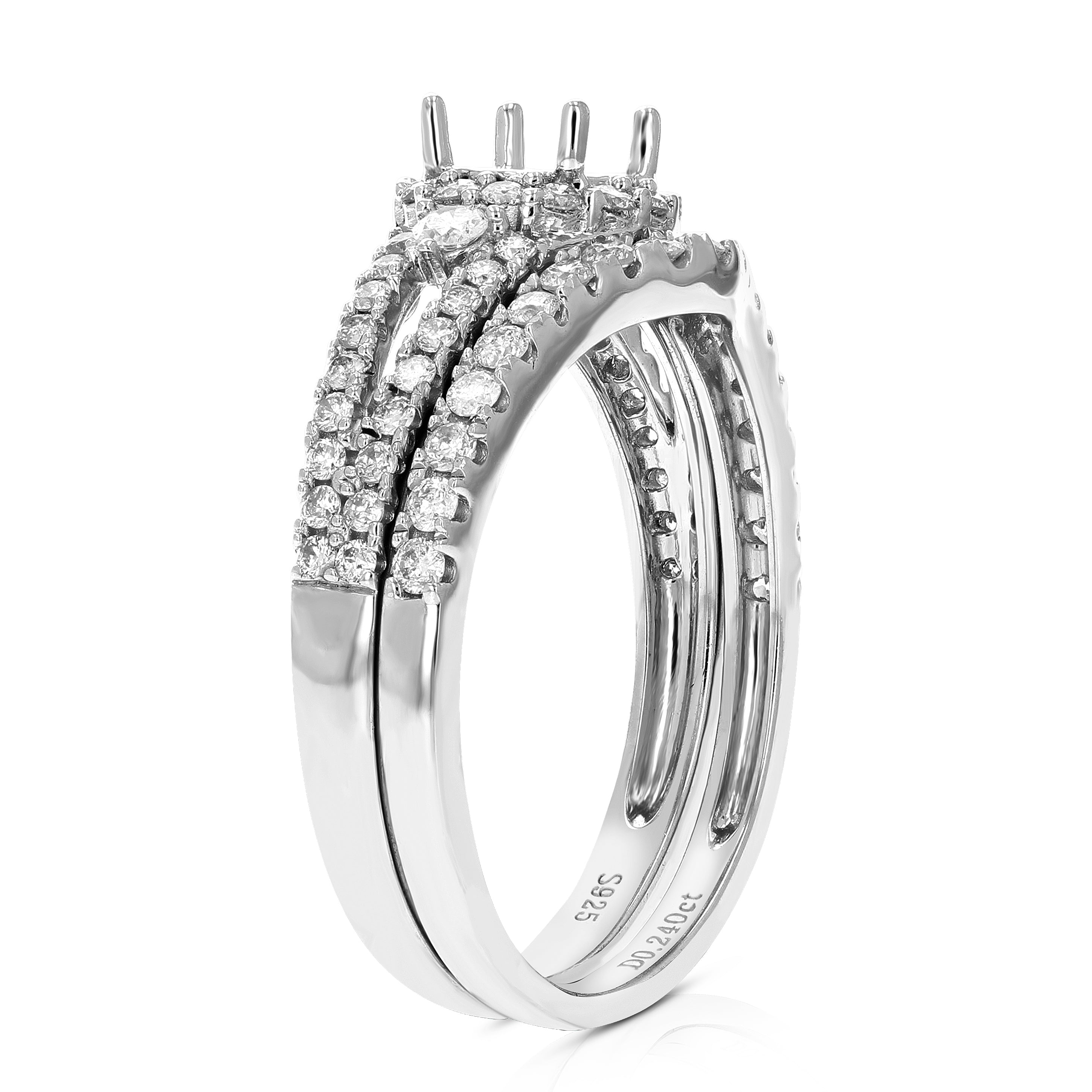 Semi Mount Diamond Bridal Set