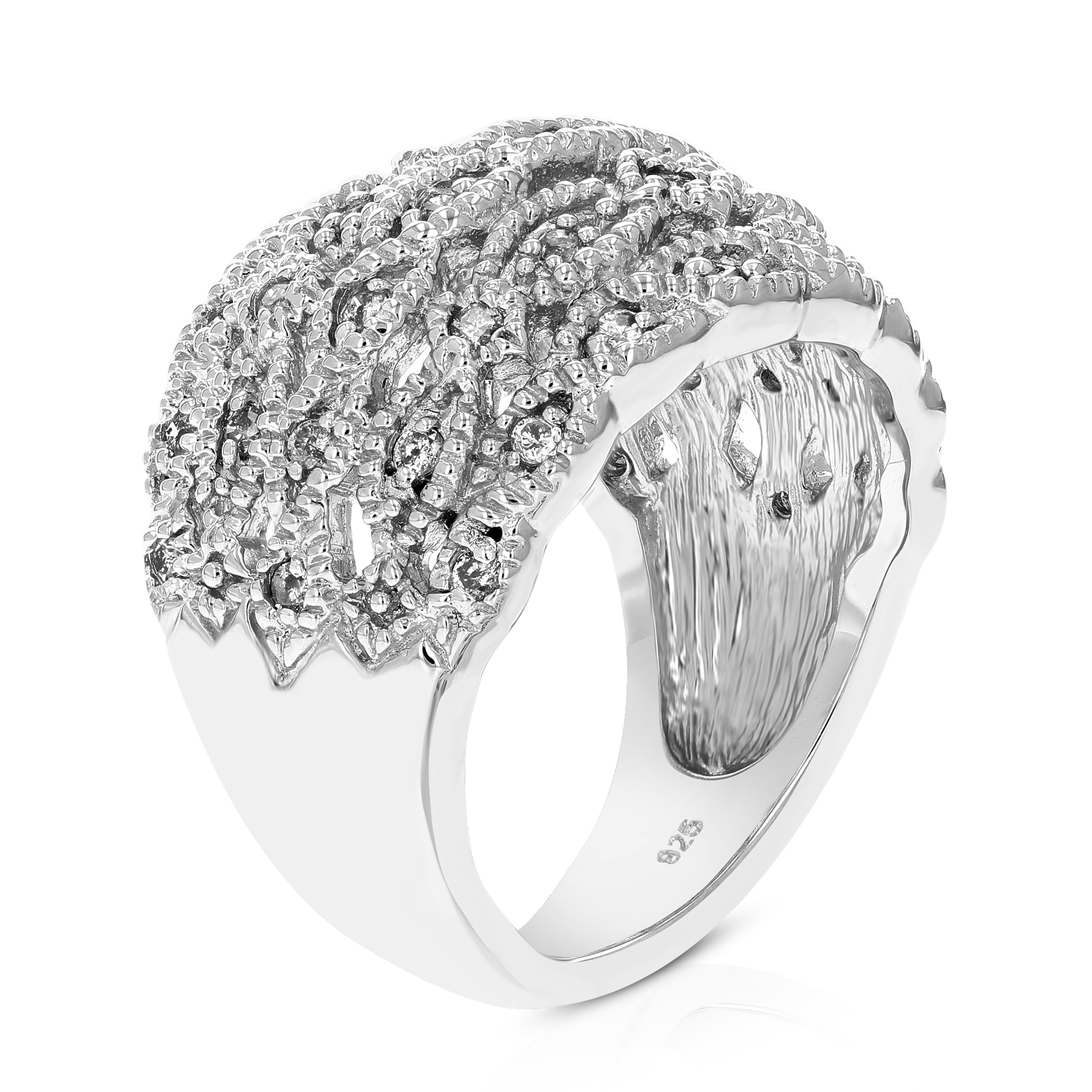 Diamond Fashion Dome Wedding Band