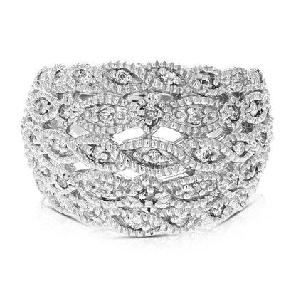 Diamond Fashion Dome Wedding Band