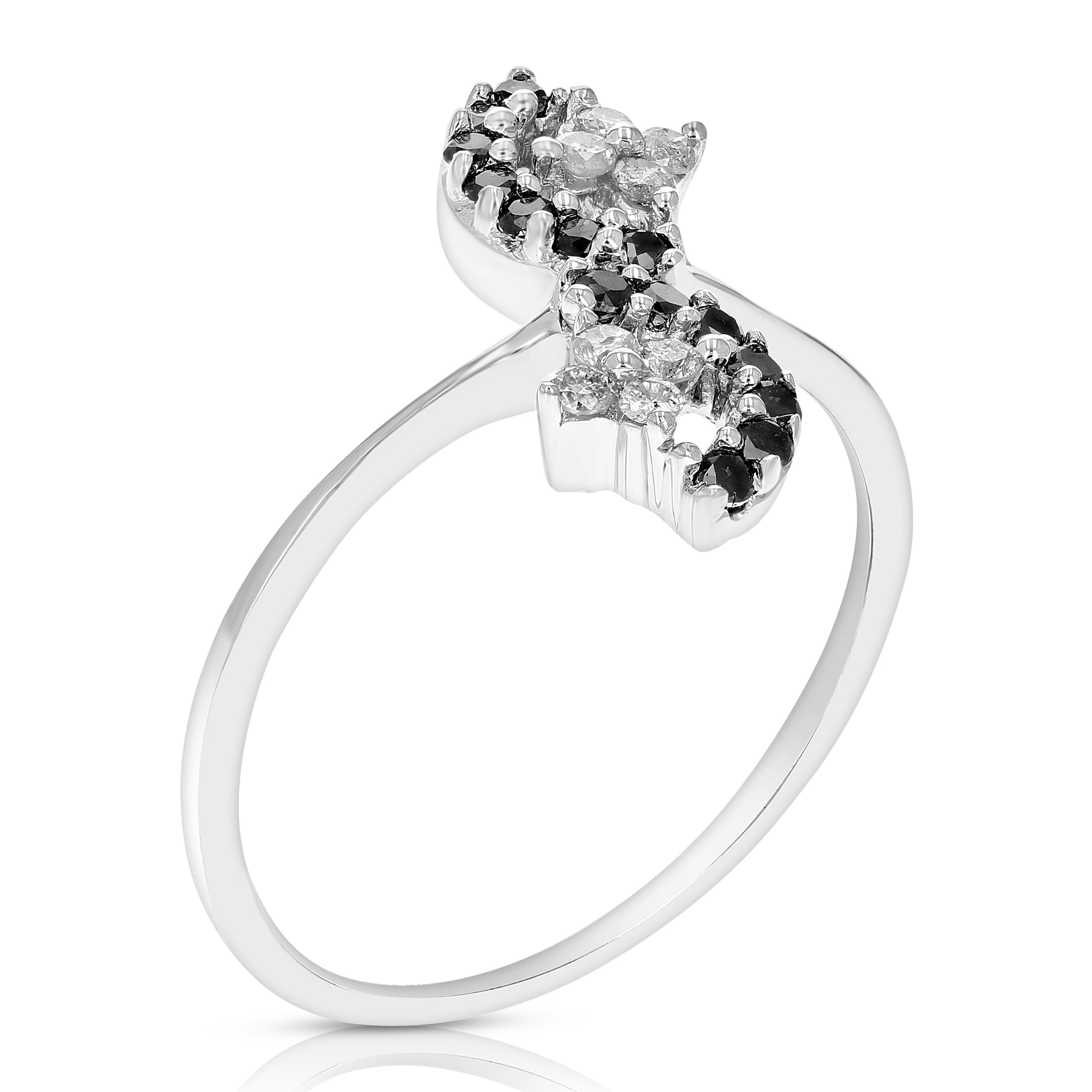 Black & White Diamond Fashion Ring