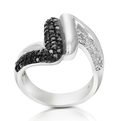 Black Diamond Fashion Statement Ring