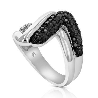 Black Diamond Fashion Statement Ring