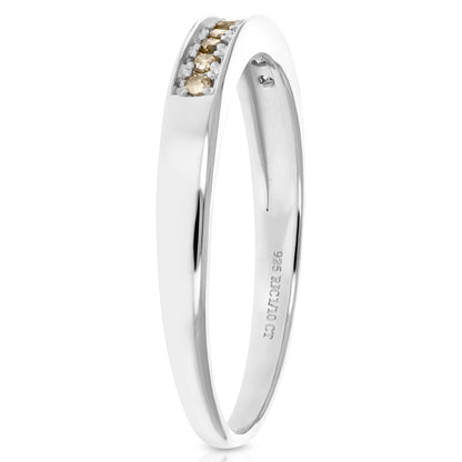 Champagne Diamond Wedding Band