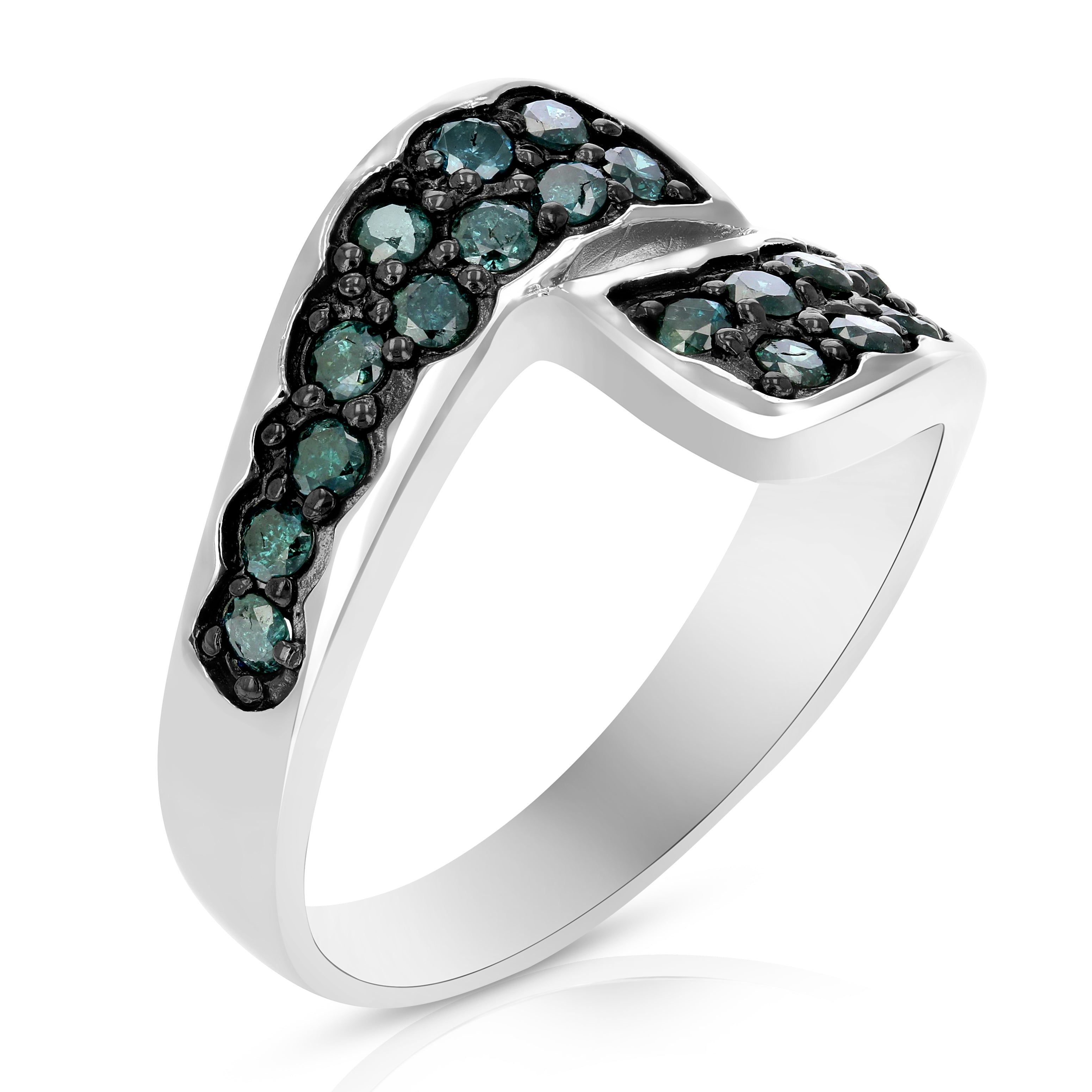 Blue Diamond Fashion Ring