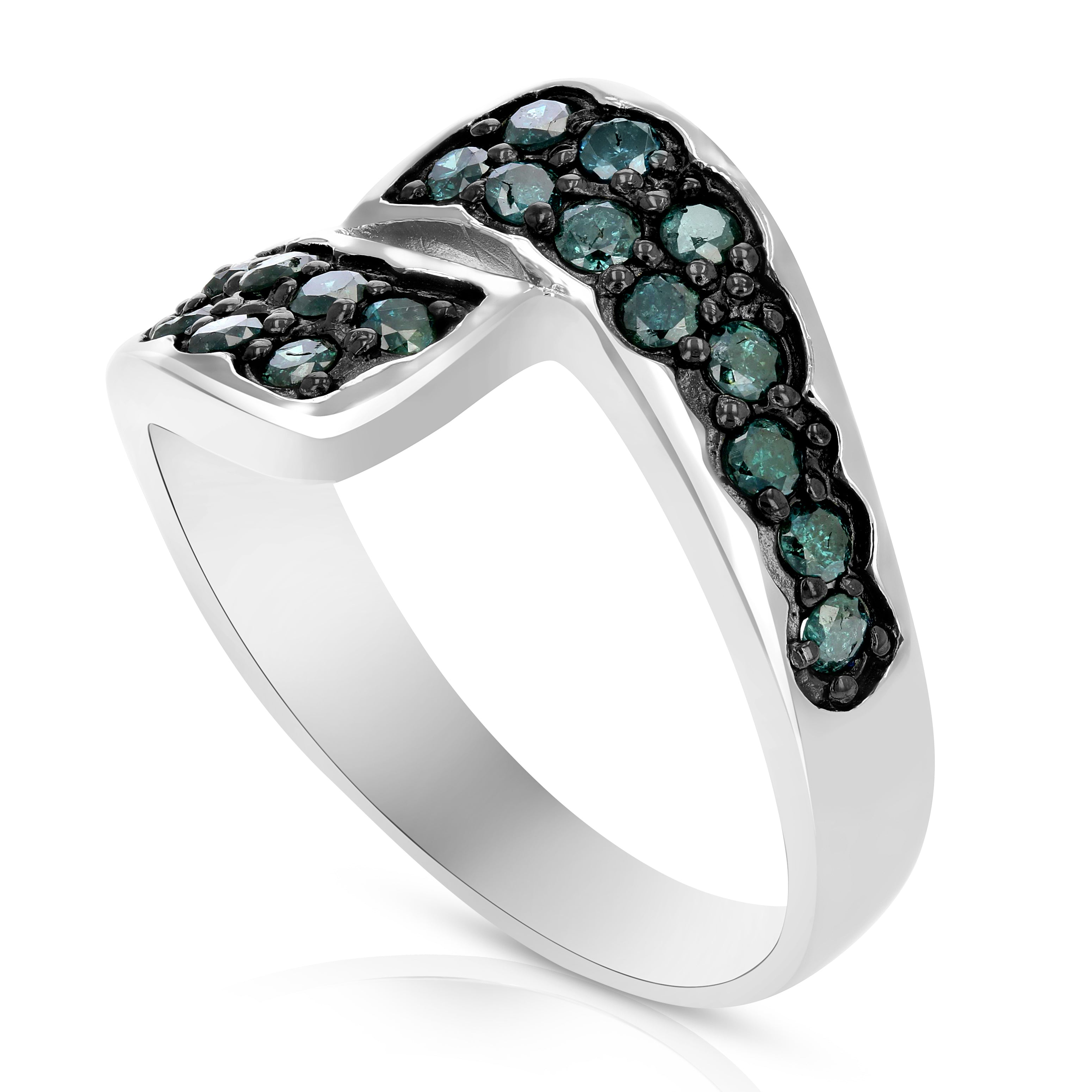 Blue Diamond Fashion Ring