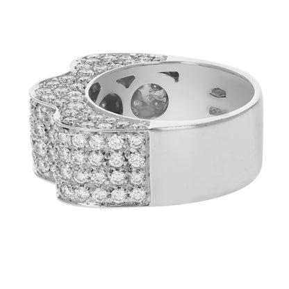 Multi Row Diamond Wedding Band