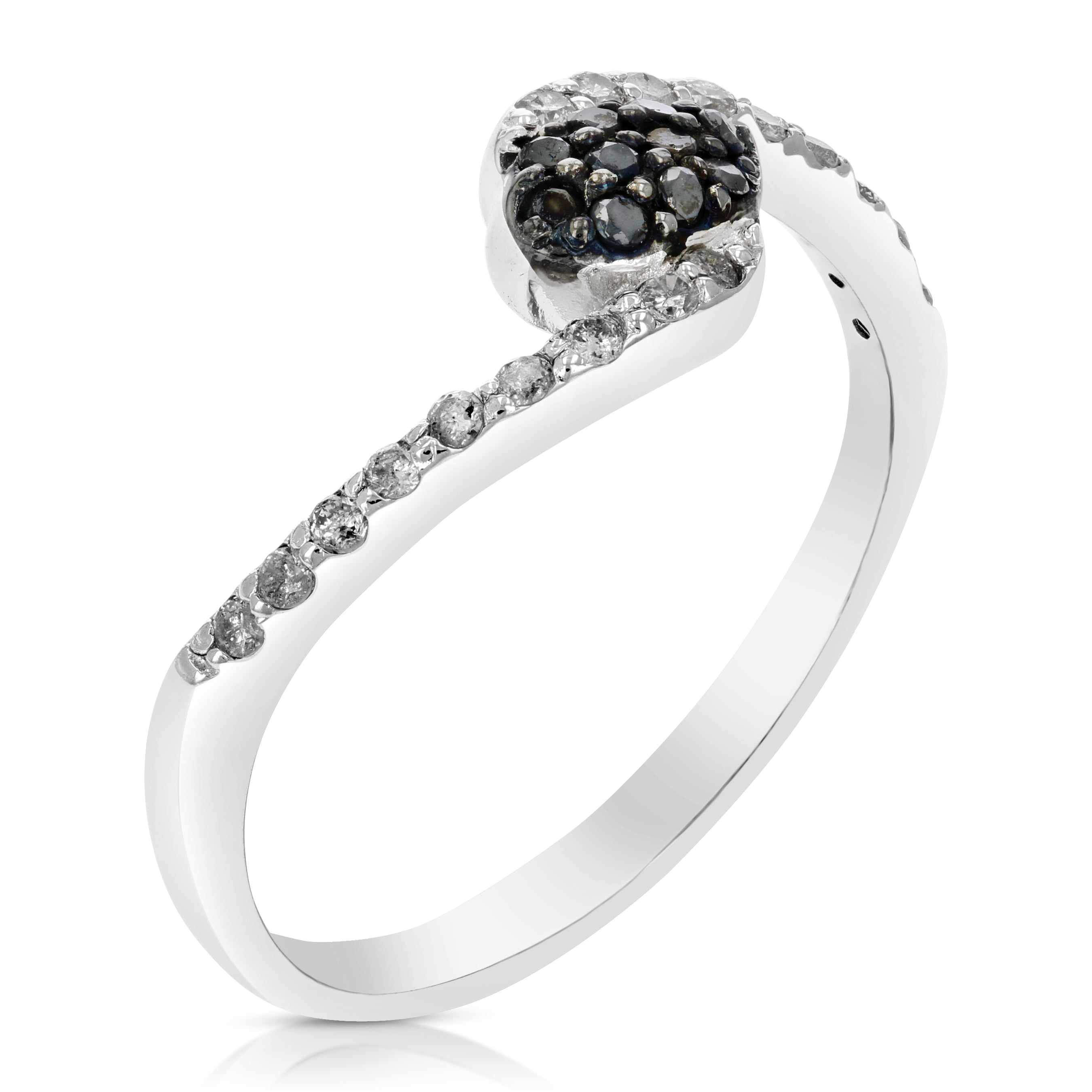 Black & White Diamond Composite Ring