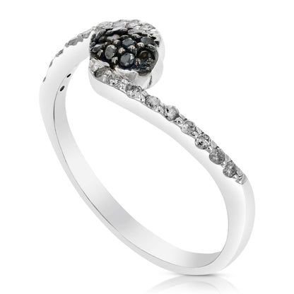 Black & White Diamond Composite Ring