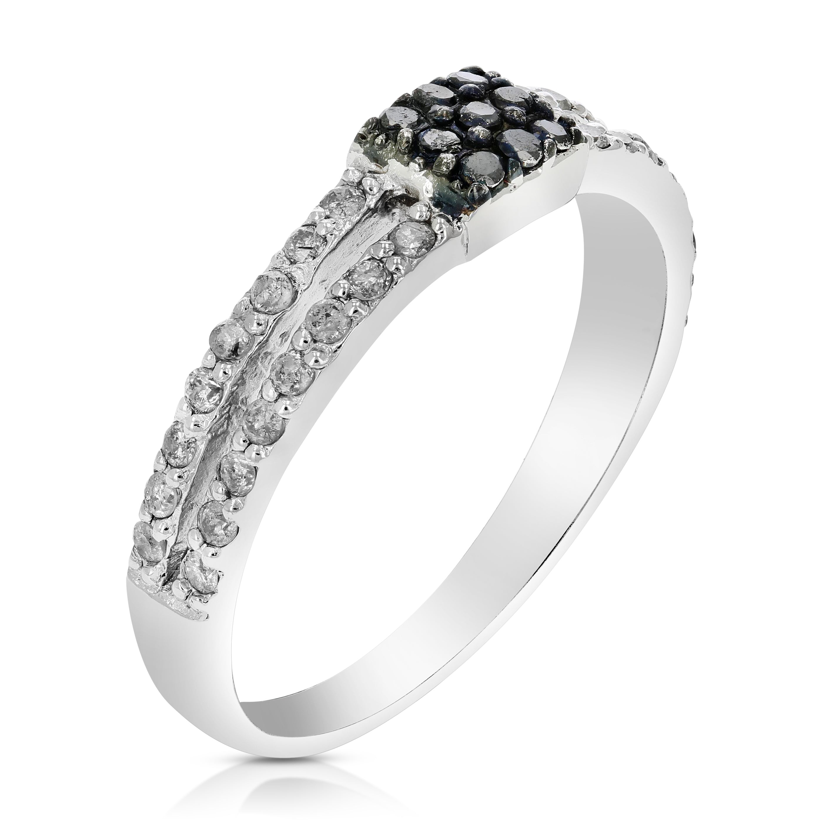 Black & White Diamond Ring