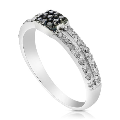 Black & White Diamond Ring