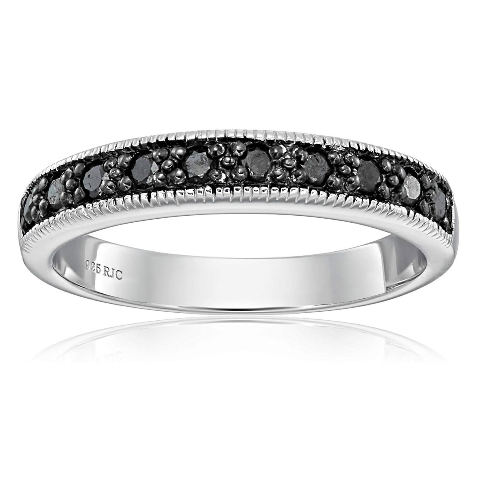 Black Diamond Wedding Band