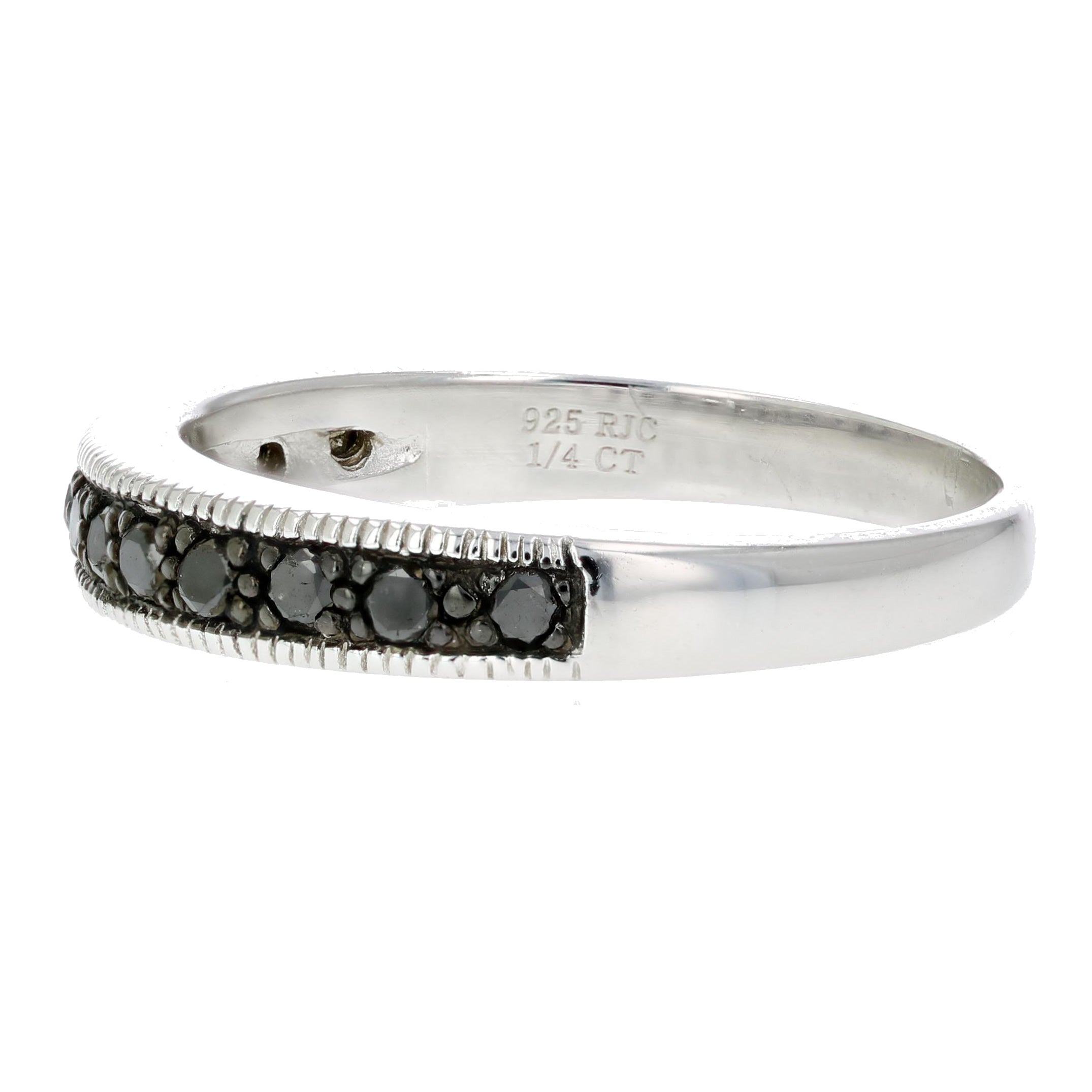 Black Diamond Wedding Band