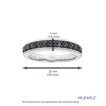 Black Diamond Wedding Band