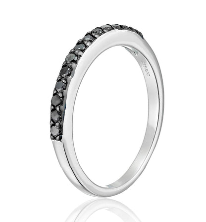 Timeless Black Diamond Wedding Band