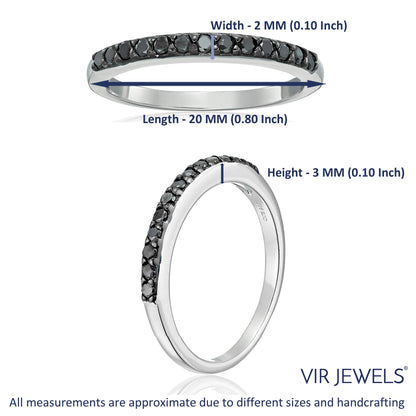 Timeless Black Diamond Wedding Band