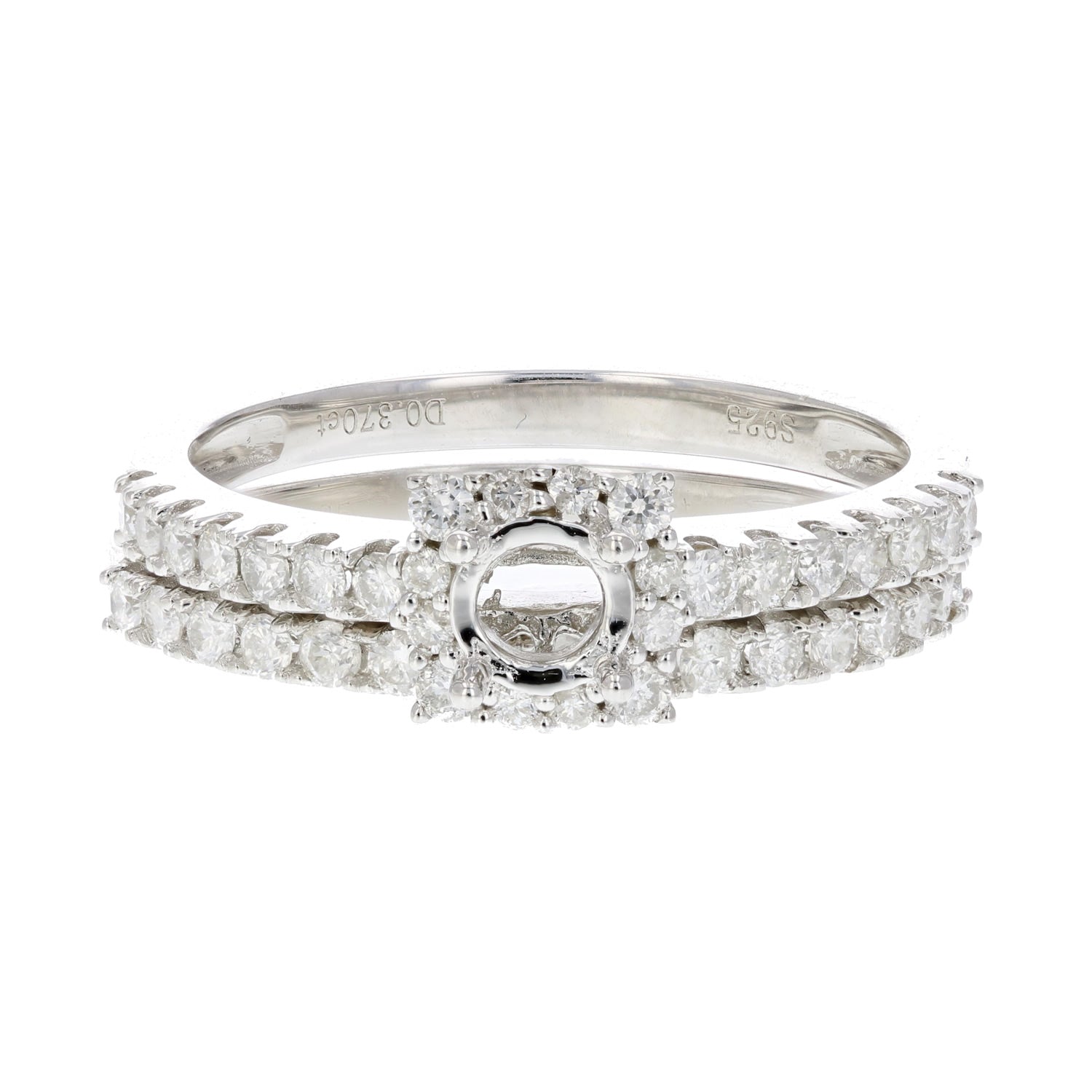 Diamond Semi Mount Bridal Ring Set