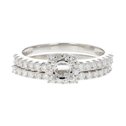 Diamond Semi Mount Bridal Ring Set