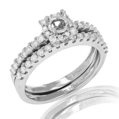 Diamond Semi Mount Bridal Ring Set