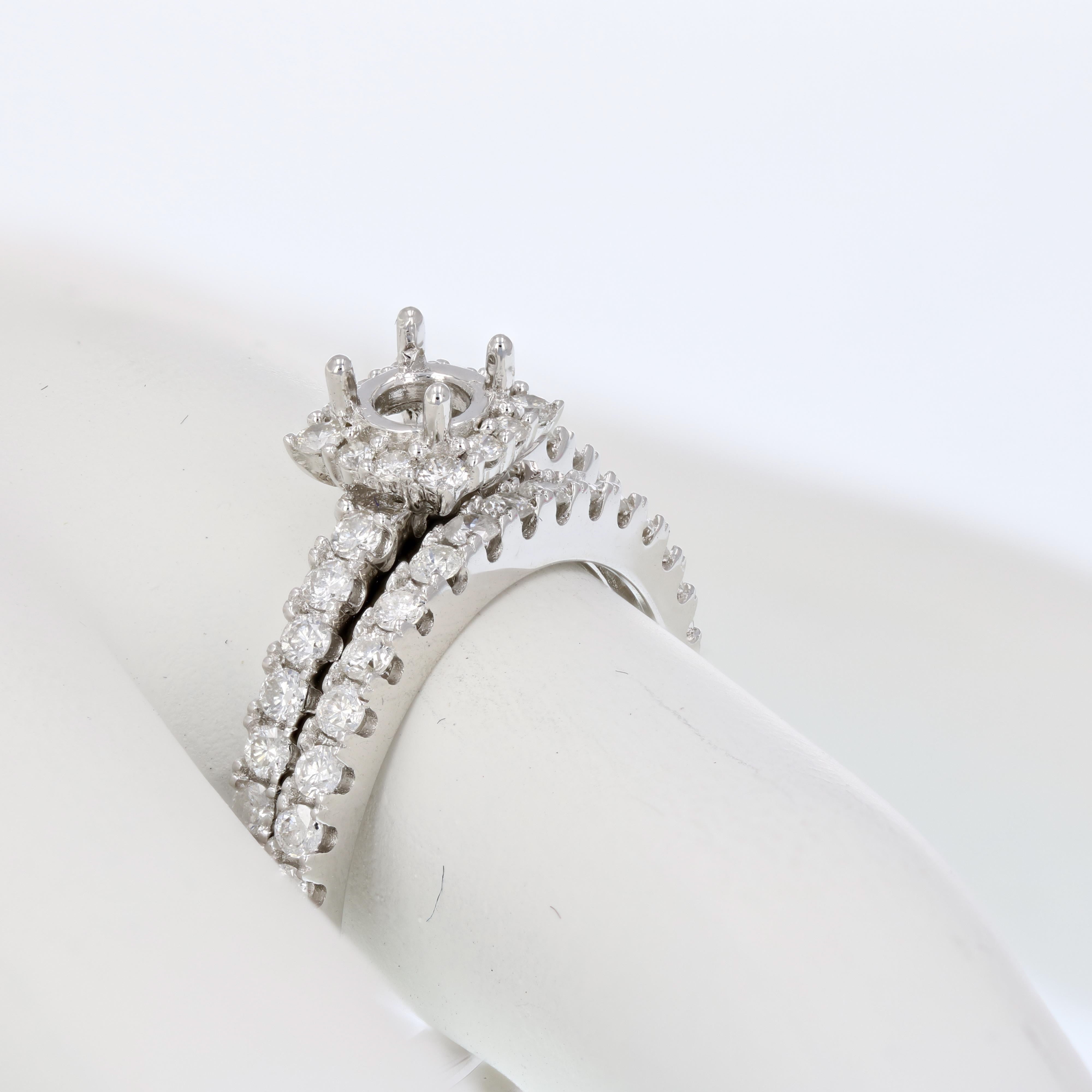 Diamond Semi Mount Bridal Ring Set