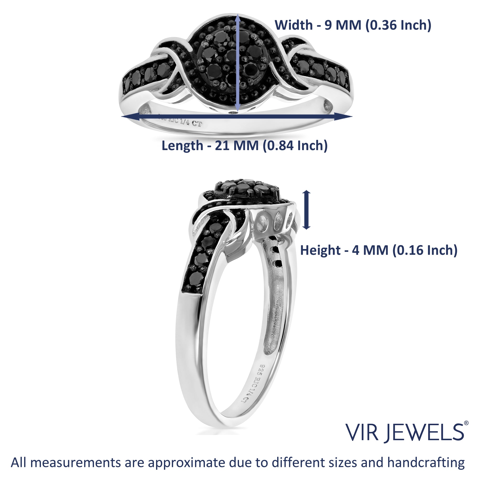 Black Diamond Composite Ring