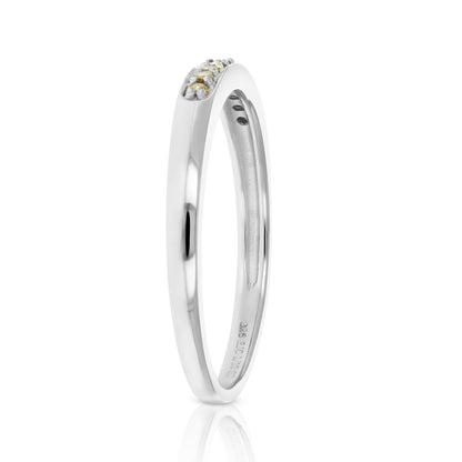 Champagne Diamond Wedding Band