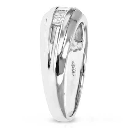 Five Princess Diamond Men's Ring