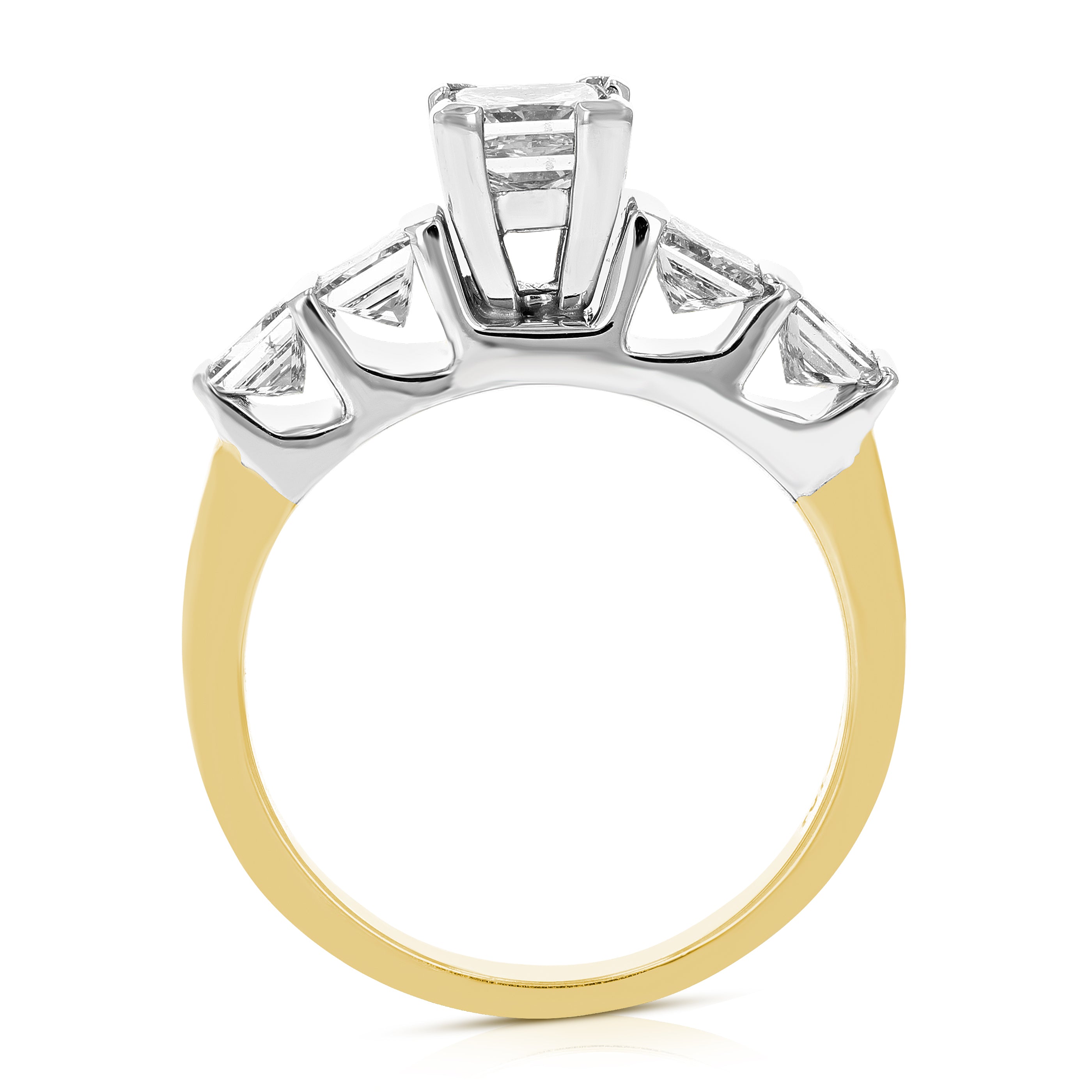 Five Stone Princess Engagement Ring