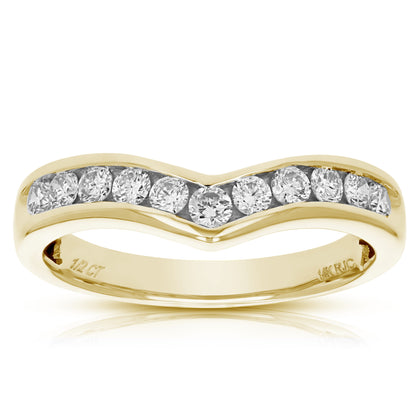 Chevron Diamond Band