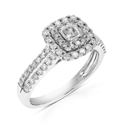 Princess Diamond Semi Mount Ring