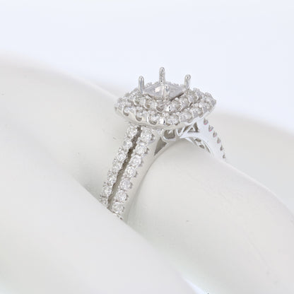 Princess Diamond Semi Mount Ring