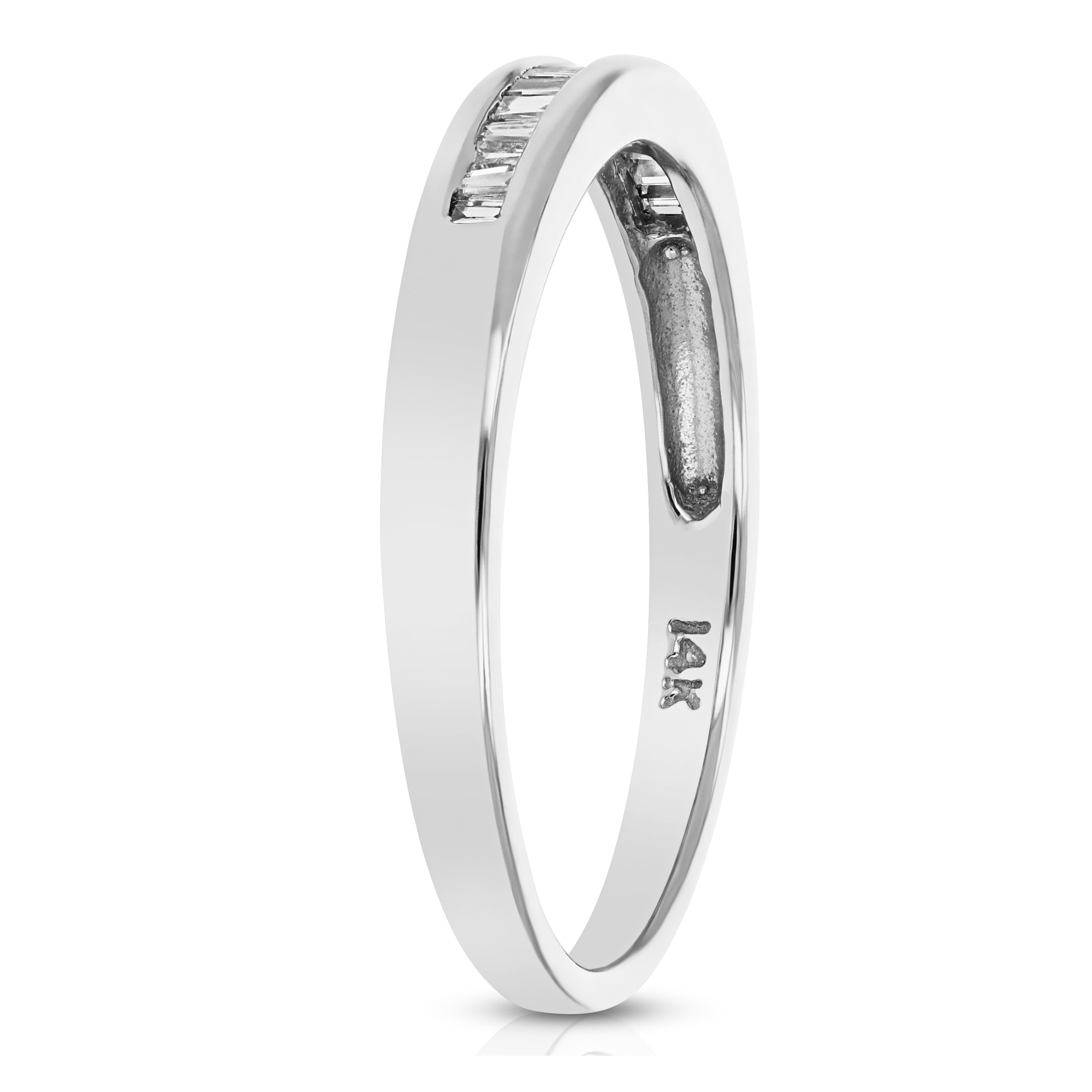 Baguette Diamond Wedding Band