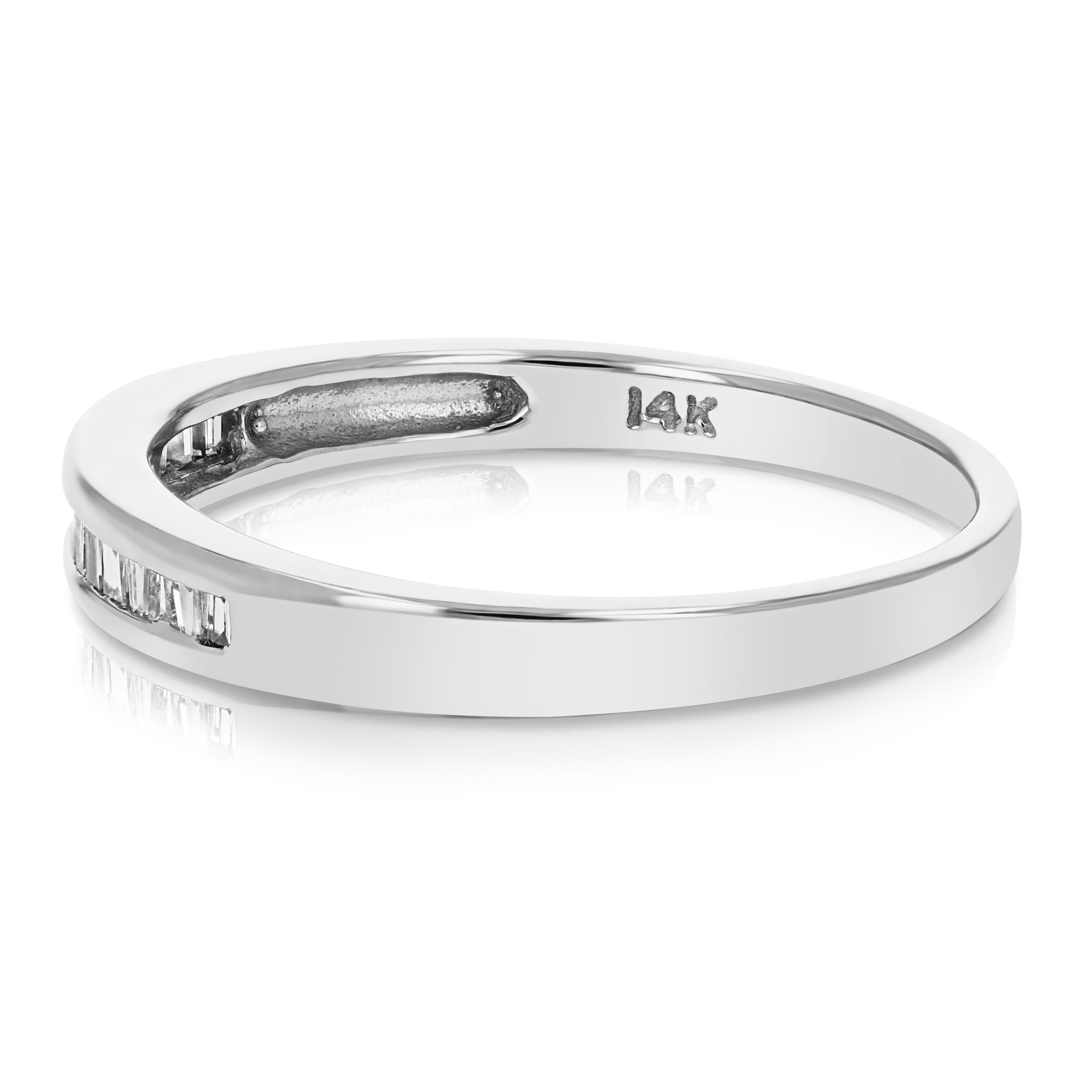 Baguette Diamond Wedding Band