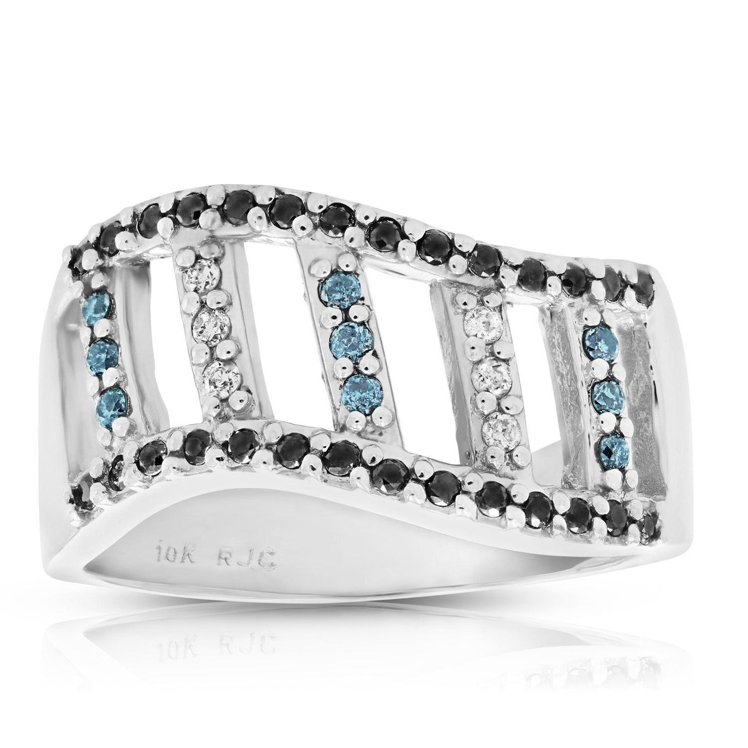 Multi Diamond Fashion Statement Band