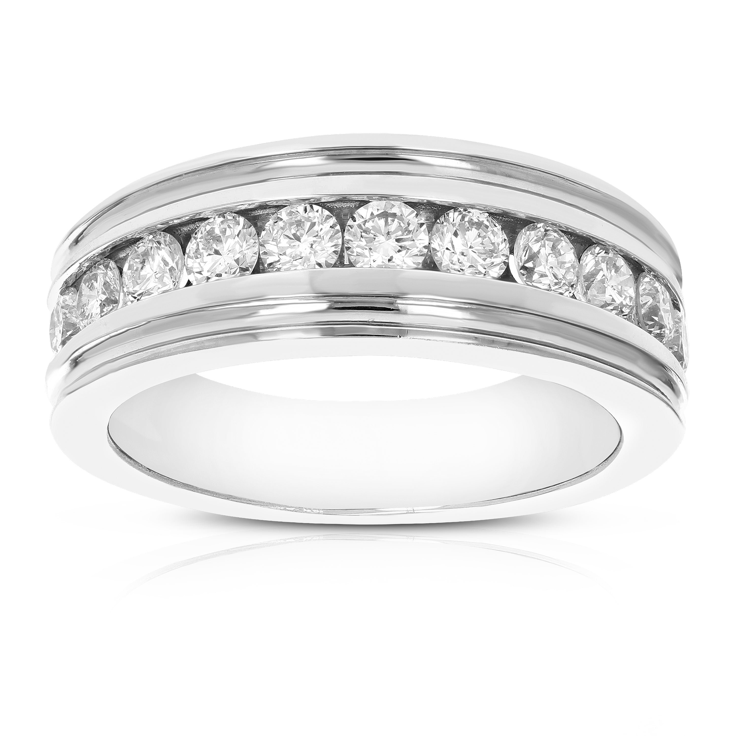 Diamond Machine Wedding Band