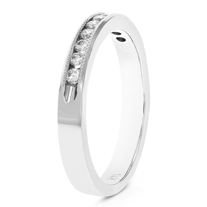 Diamond Machine Set Wedding Band