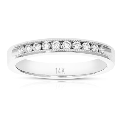 Diamond Machine Set Wedding Band