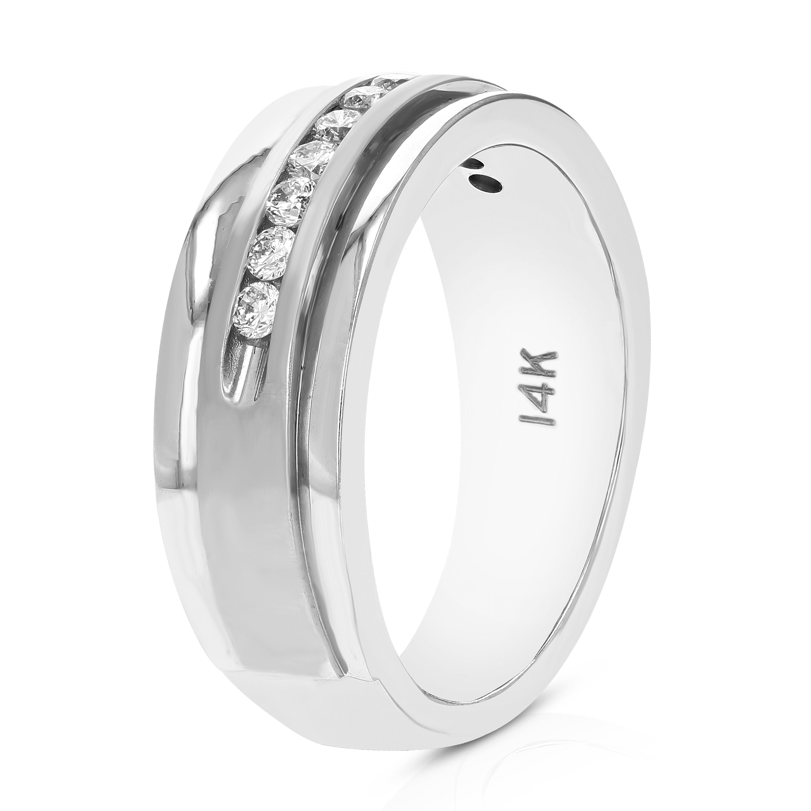 Diamond Machine Wedding Band