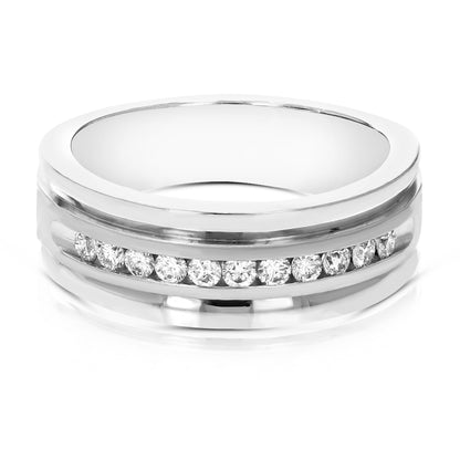 Diamond Machine Wedding Band