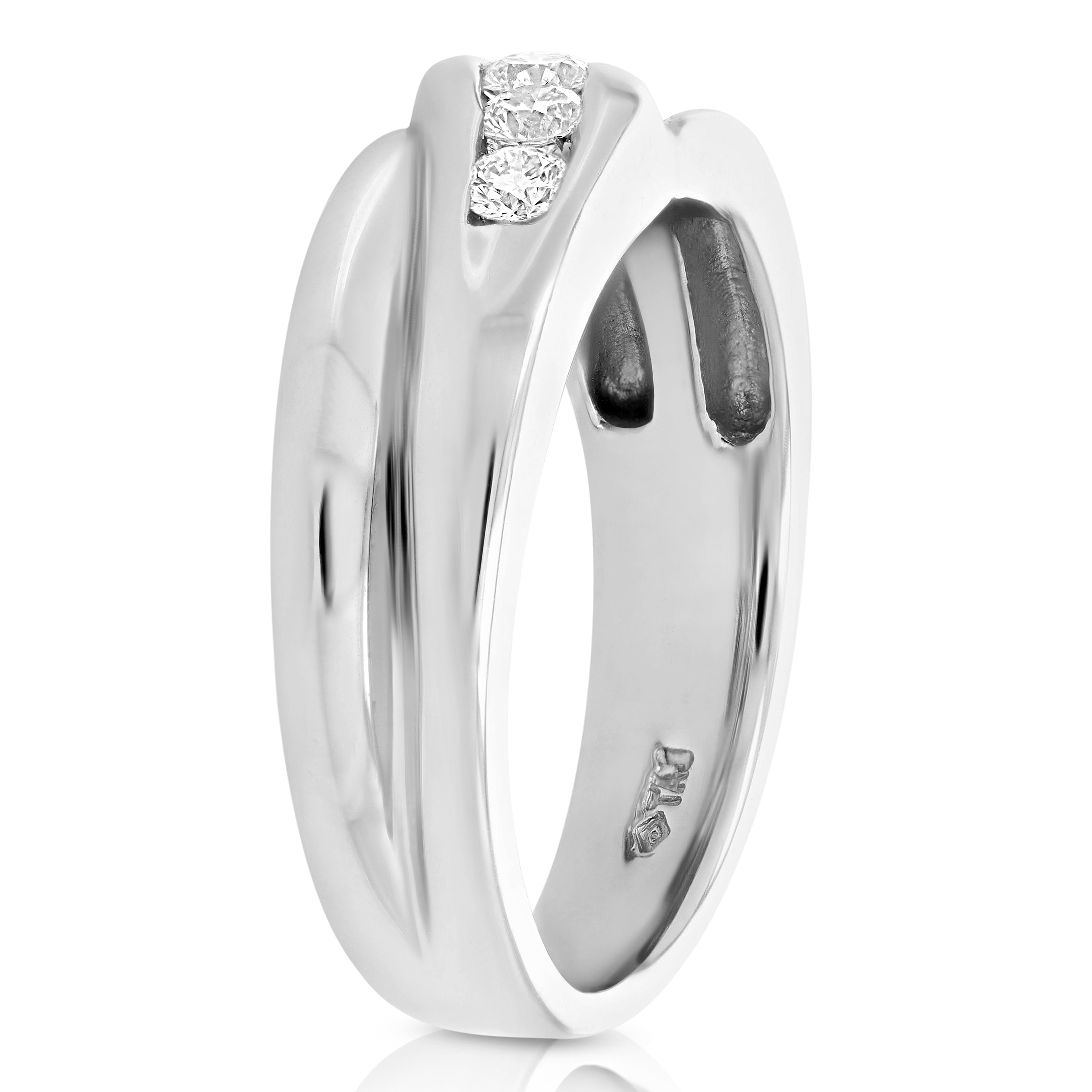 5 Stone Platinum Diamond Band